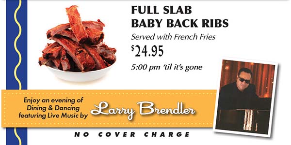 Larry Brendler Performs every Monday